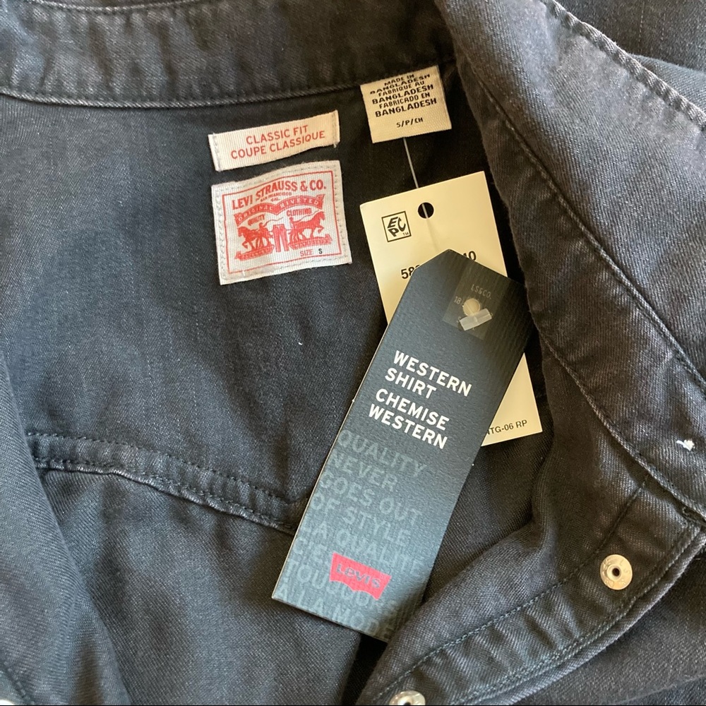 Levis fringe western shirt - Picture 5 of 8